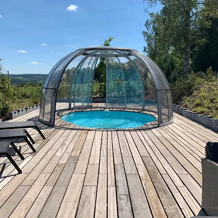 Semesterbostad Chalet De Campagne Avec Piscine Trois-Ponts